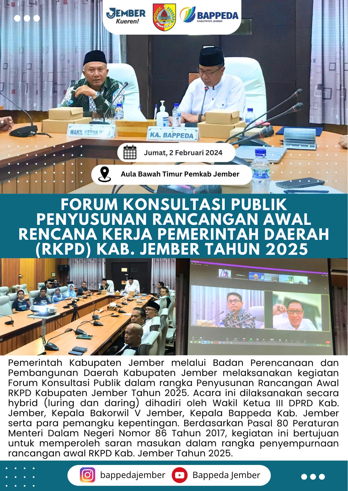 forum-konsultasi-publik-dalam-rangka-penyusunan-rancangan-awal-rencana-kerja-pemerintah-daerah-rkpd-kabupaten-jember-tahun-2025